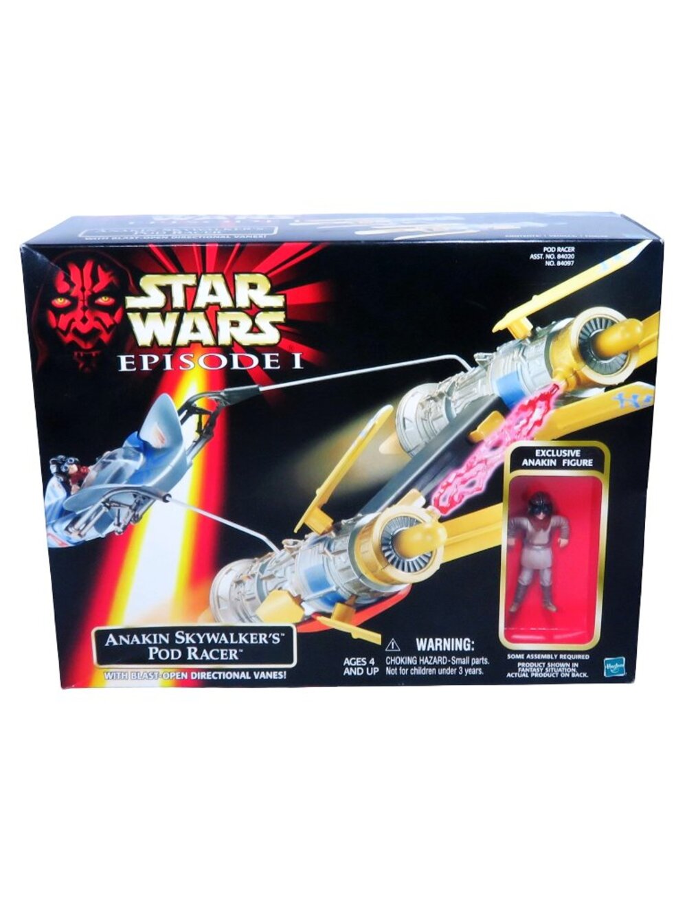 Vintage Star Wars Episode 1 Anakin Skywalker Pod Racer Sealed Hasbro 1998 New